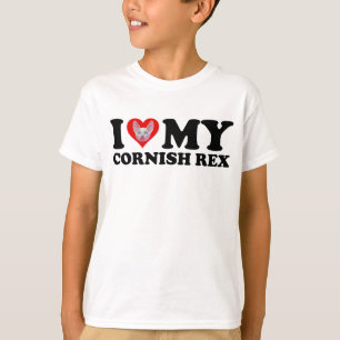 I Love (Heart) My Cornish Rex T-Shirt