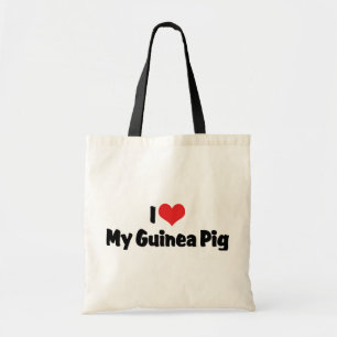 I Love Heart My Guinea Pig Tote Bag
