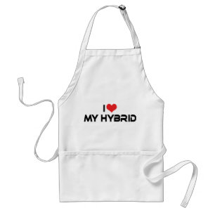I Love Heart My Hybrid - Electric Car Lover Standard Apron