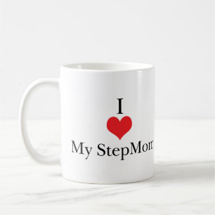 I Love (Heart) My StepMom Coffee Mug