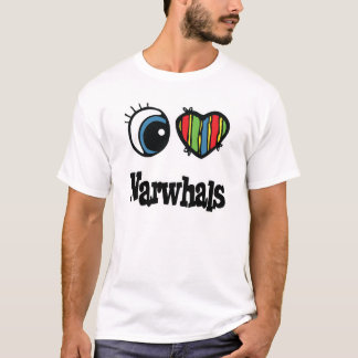 I Love (Heart) Narwhals T-Shirt