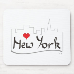 I love (heart) New York, New York Mouse Pad