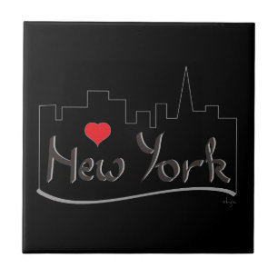 I love (heart) New York, New York Tile