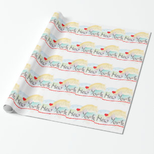I love (heart) New York, New York Wrapping Paper