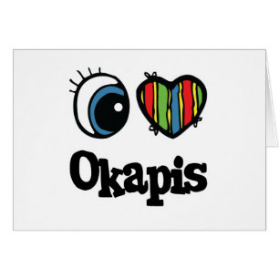 I Love (Heart) Okapis