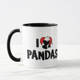I Love Heart Pandas - Panda Lover Mug