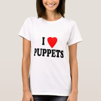 I LOVE (HEART) PUPPETS T-Shirt