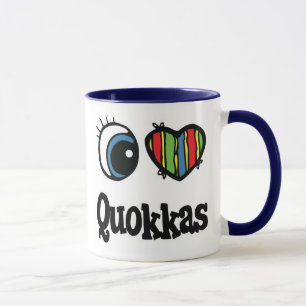 I Love (Heart) Quokkas Mug