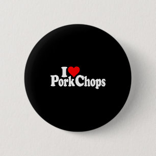 I Love Heart Rk Chops  6 Cm Round Badge