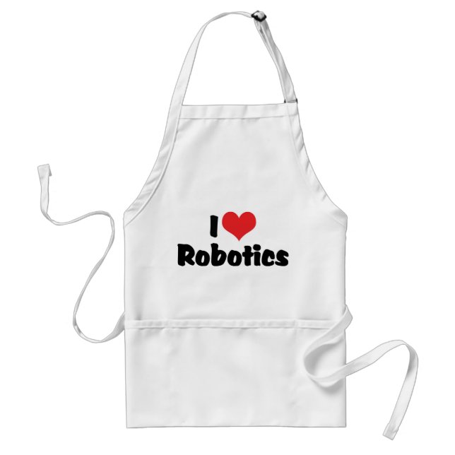 I Love Heart Robotics - Robot Lover Standard Apron (Front)
