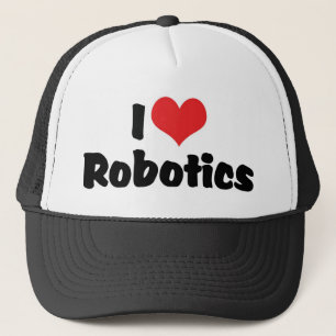 I Love Heart Robotics - Robot Lover Trucker Hat