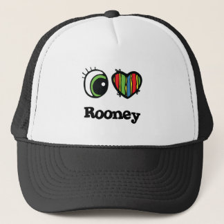 I Love (Heart) Rooney Trucker Hat