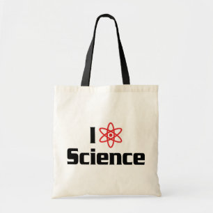 I Love Heart Science - Nuclear Physics Scientist Tote Bag
