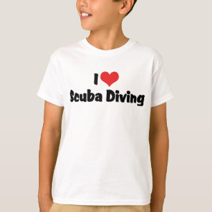 I Love heart Scuba Diving - Ocean Deap Sea Lover T-Shirt