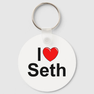 I Love (Heart) Seth Key Ring