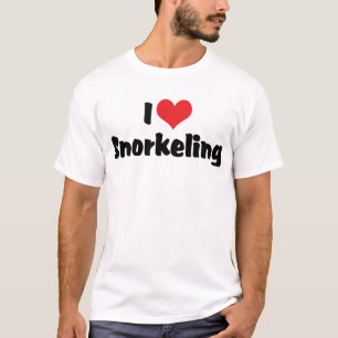 I Love Heart Snorkelling - Tropical Fish Lover T-Shirt