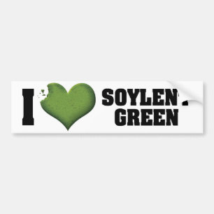 I Love Heart Soylent Green Bumper Sticker