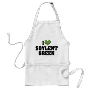 I Love Heart Soylent Green Standard Apron