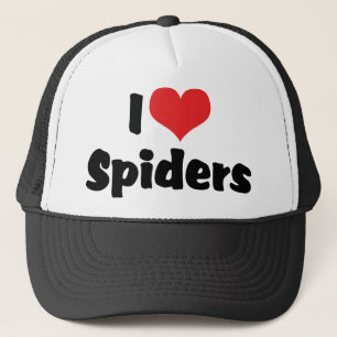 I Love Heart Spiders Trucker Hat