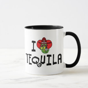 I Love Heart Tequila Mug