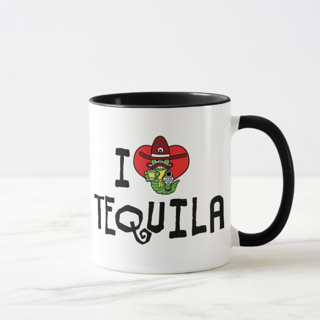 I Love Heart Tequila Mug (Right)