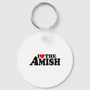 I Love Heart The Amish _1  Key Ring