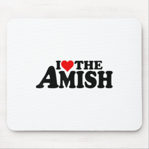 I Love Heart The Amish _1 Mouse Pad