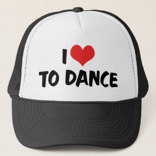I Love Heart To Dance - Tango Waltz Ballet Lover Trucker Hat