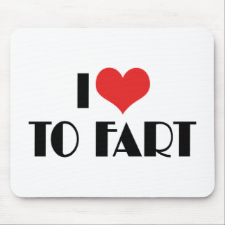 I Love Heart To Fart Mouse Pad