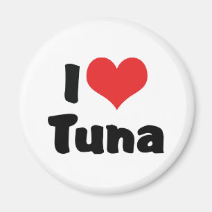 I Love Heart Tuna Magnet