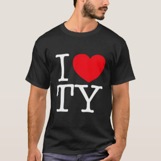 I Love Heart Ty T-Shirt