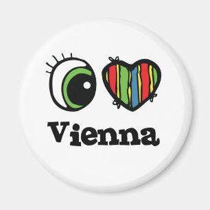 I Love (Heart) Vienna Magnet