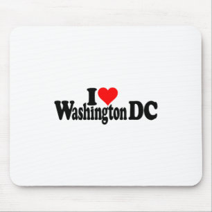 I Love Heart Washington Dc District Of Columbia Mouse Pad