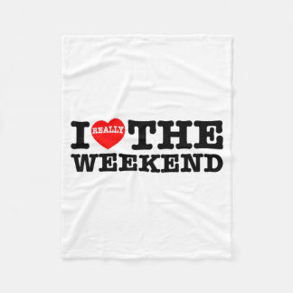 I Love Heart Weekend Funny Camping Couple Gifts Va Fleece Blanket