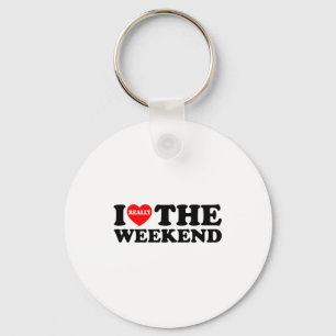 I Love Heart Weekend Funny Camping Couple Gifts Va Key Ring