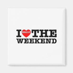 I Love Heart Weekend Funny Camping Couple Gifts Va Magnet