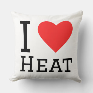 I love heat square sticker cushion