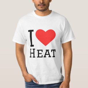 I love heat square sticker T-Shirt