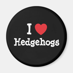 I love Hedgehogs heart custom personalised Magnet
