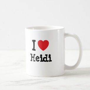 I love Heidi heart T-Shirt Coffee Mug