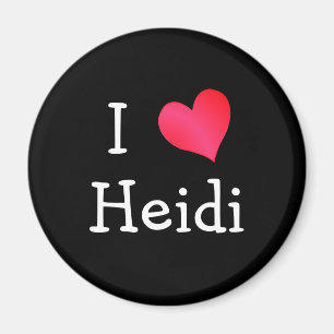 I Love Heidi Magnet