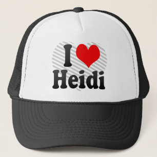 I love Heidi Trucker Hat