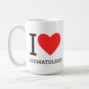 I love hematology  coffee mug