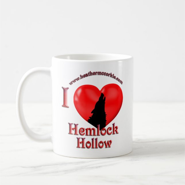 I love Hemlock Hollow Coffee mug (Left)