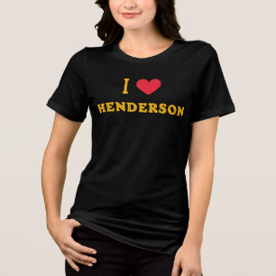 i love Henderson,Nevada Tri-Blend Shirt