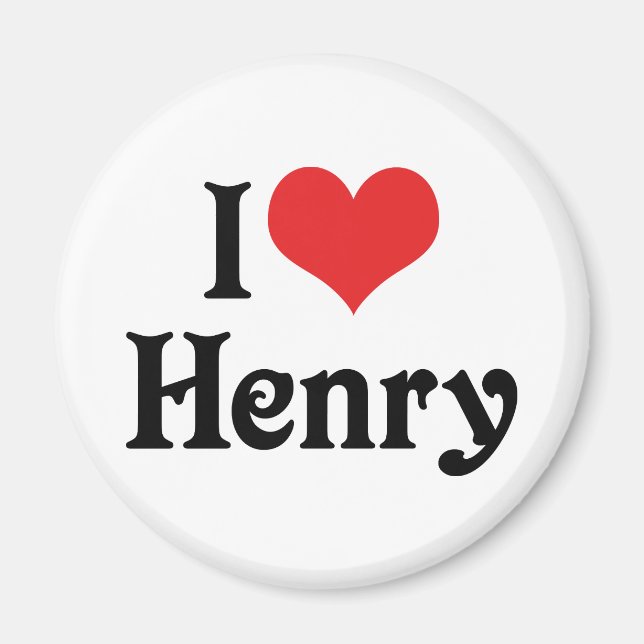 I Love Henry Magnet (Front)