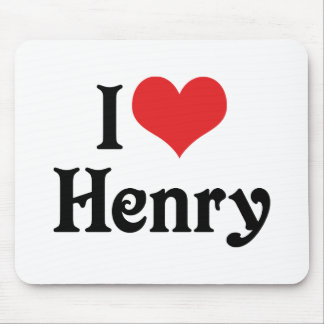 I Love Henry Mouse Pad