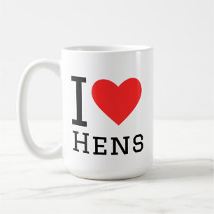I love hens coffee mug
