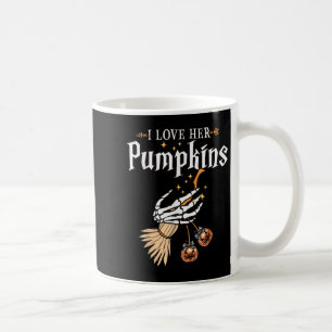 I Love Her Pumpkins She Likes My Broomstick Hallow Coffee Mug