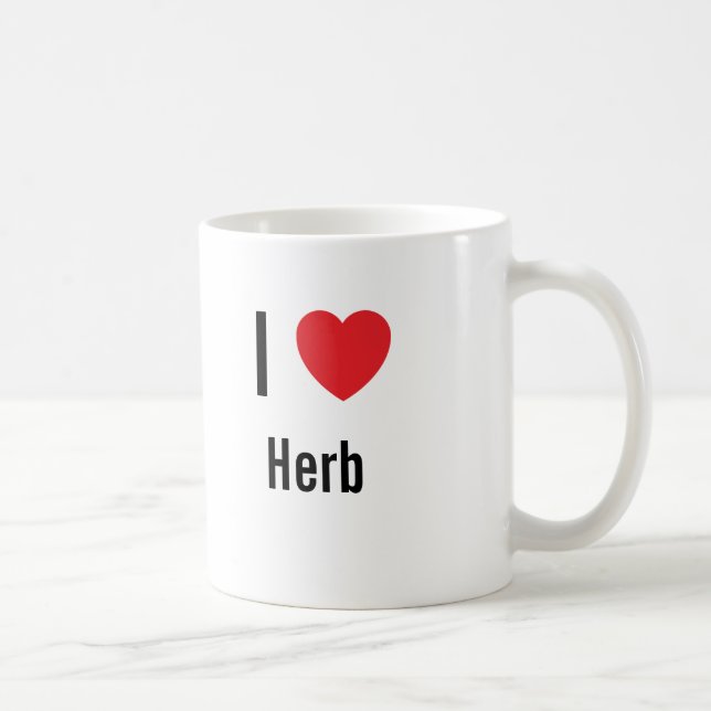 I love Herb Coffee Mug (Right)